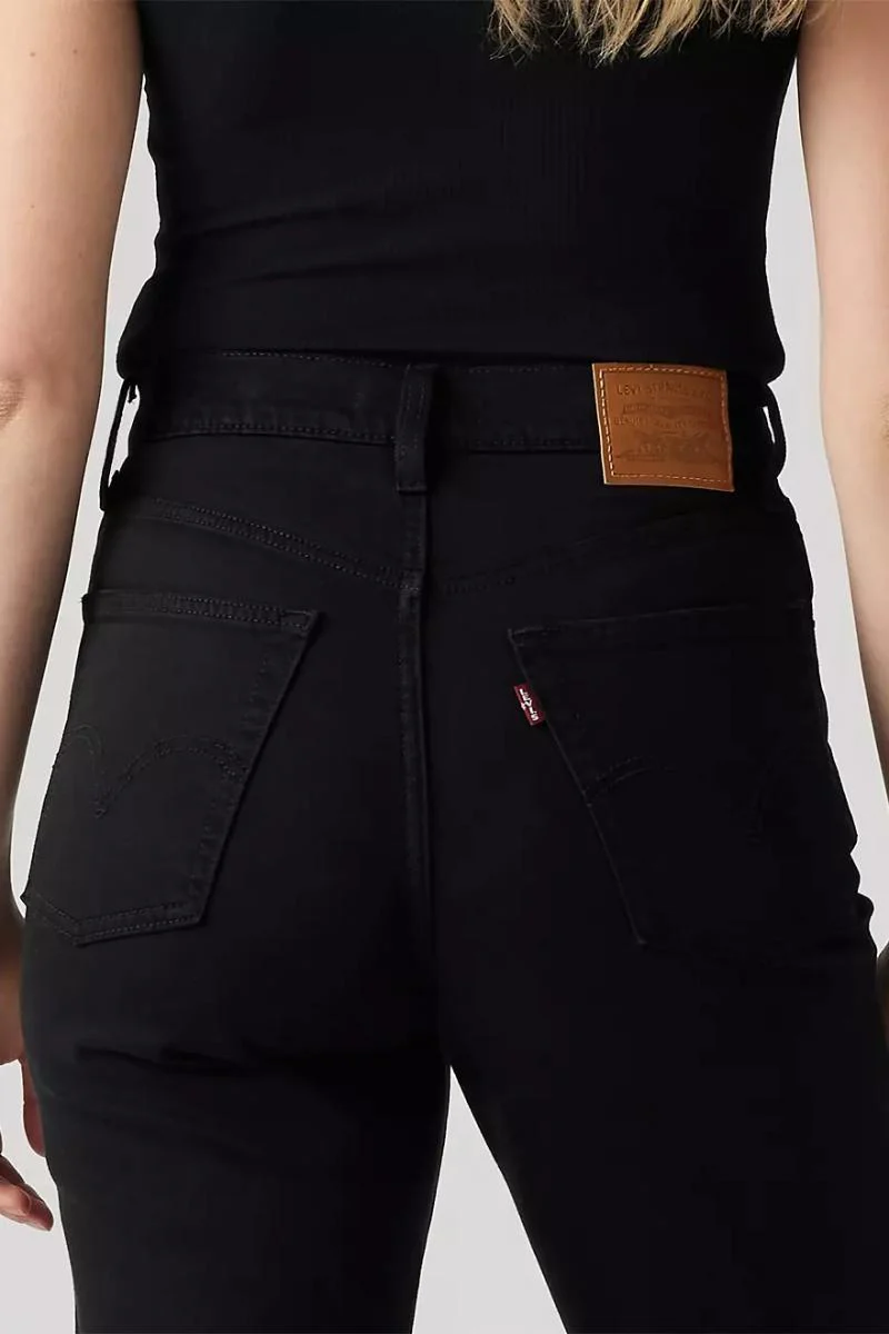 Levi's Ribcage Straight Ankle - Black Sprout - Image 5