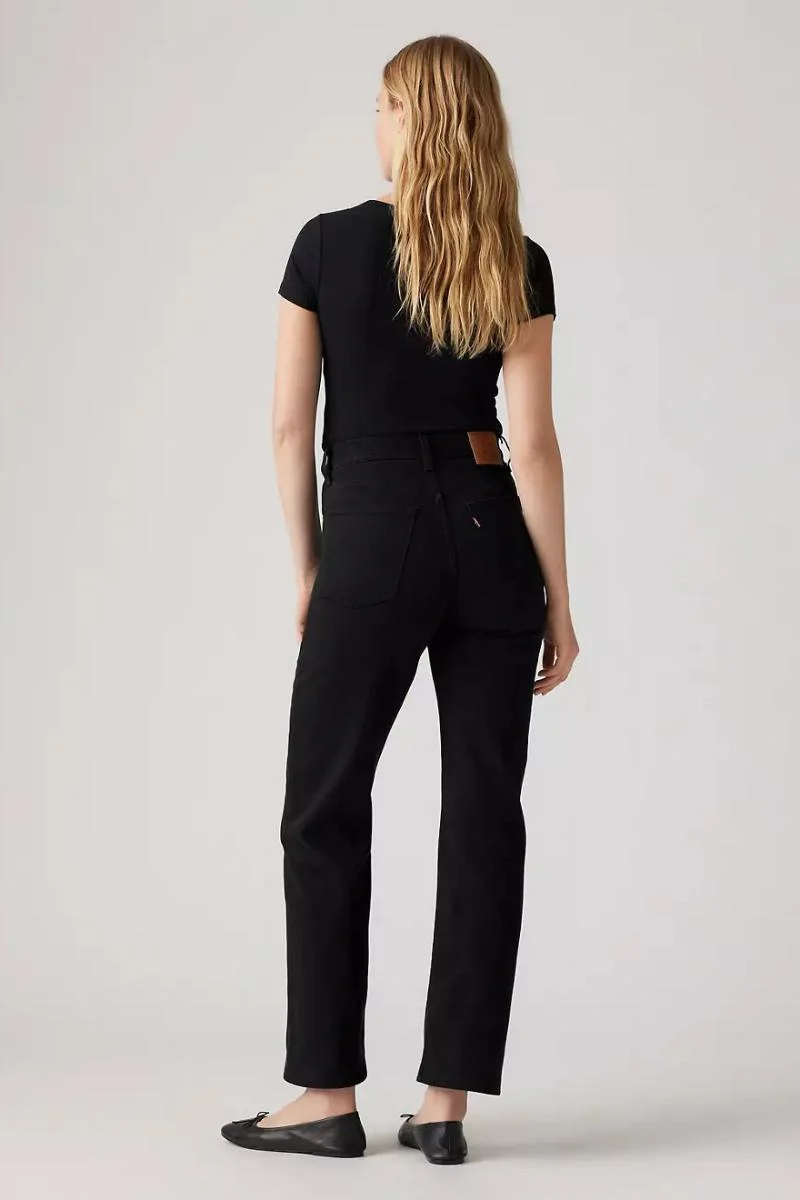 Levi's Ribcage Straight Ankle - Black Sprout - Image 6