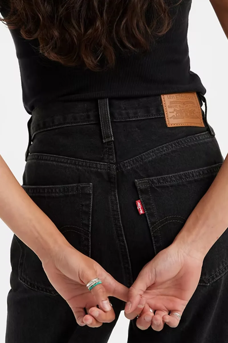 Levi's Ribcage Wide leg H223 - Rosie Posie - Image 2