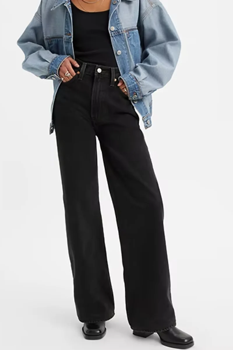 Levi's Ribcage Wide leg H223 - Rosie Posie - Image 3