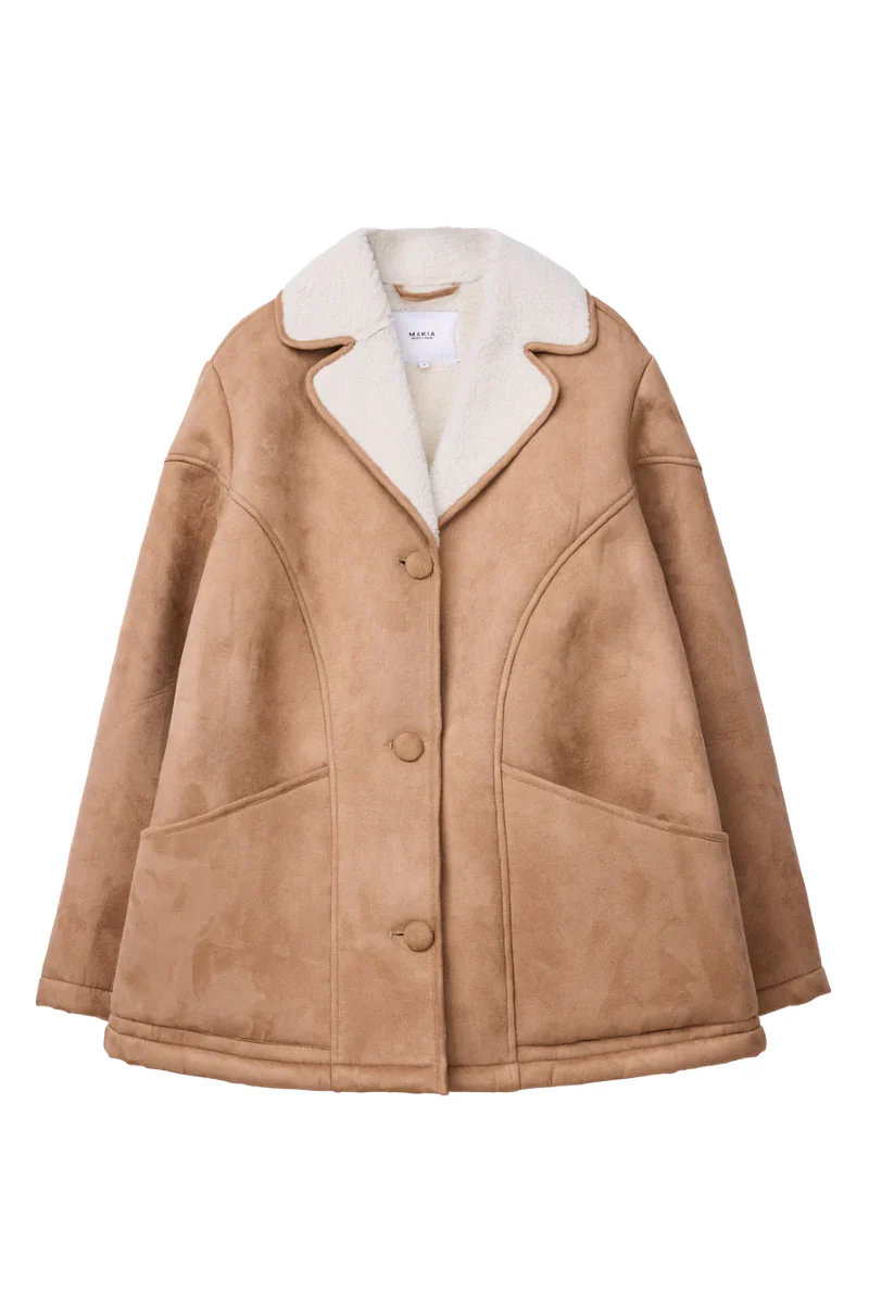 Makia Hazel Coat - camel - Image 3