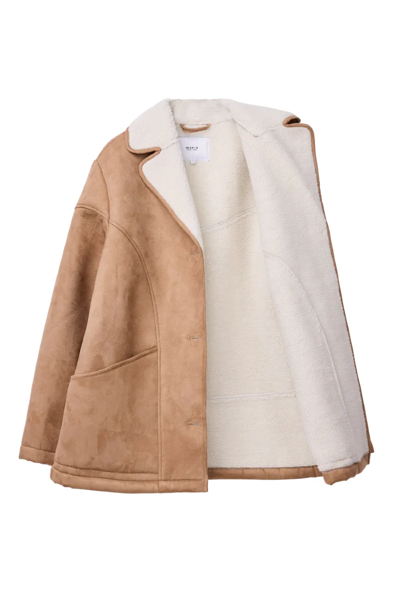 Makia Hazel Coat - camel - Image 5