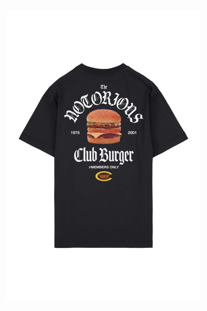 Makia x Carrols Club Burger T-shirt - black - Image 4