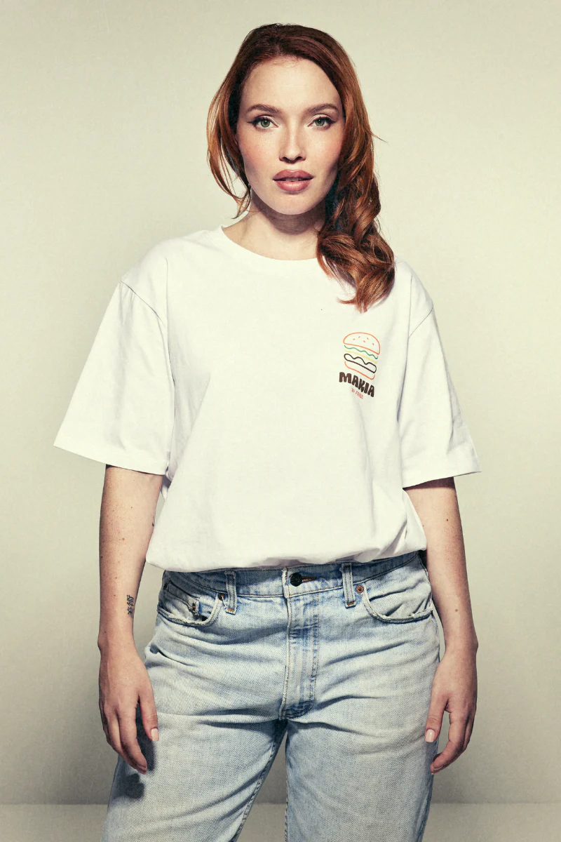Makia x Carrols Burger T-shirt - white - Image 3