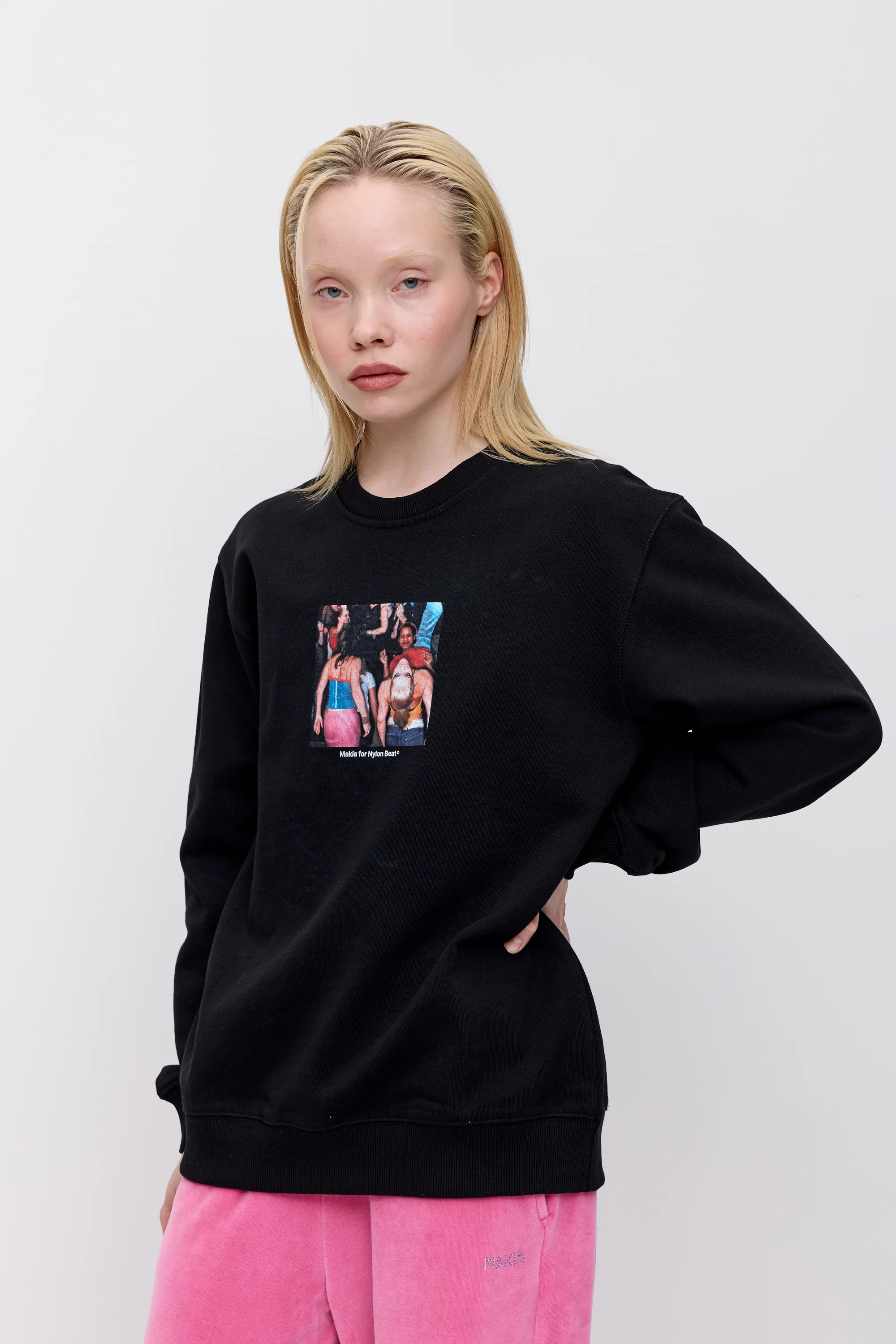 Makia x Nylon Beat Album sweatshirt - black - Image 5