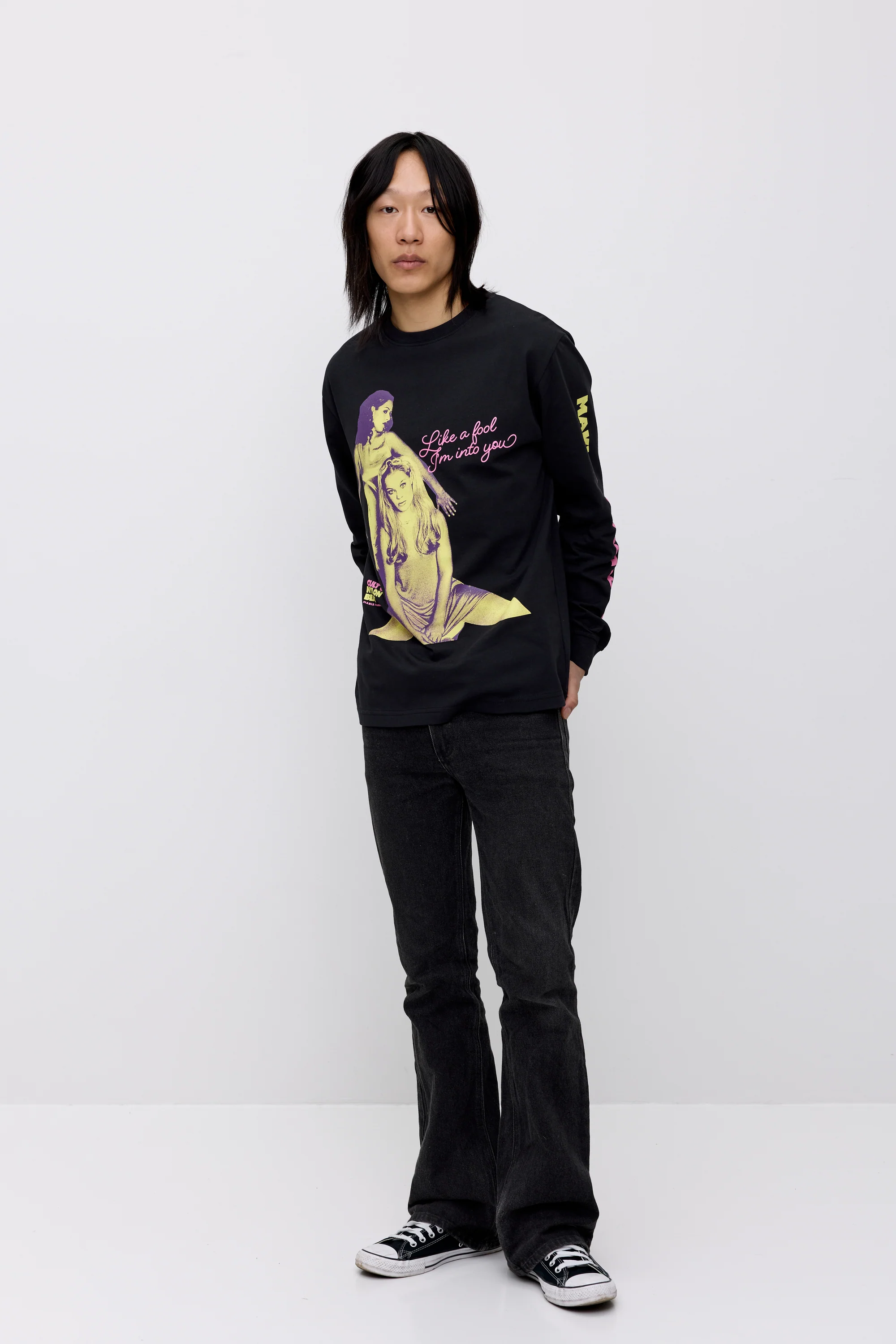 Makia x Nylon Beat Cult of NB Longsleeve - black - Image 6