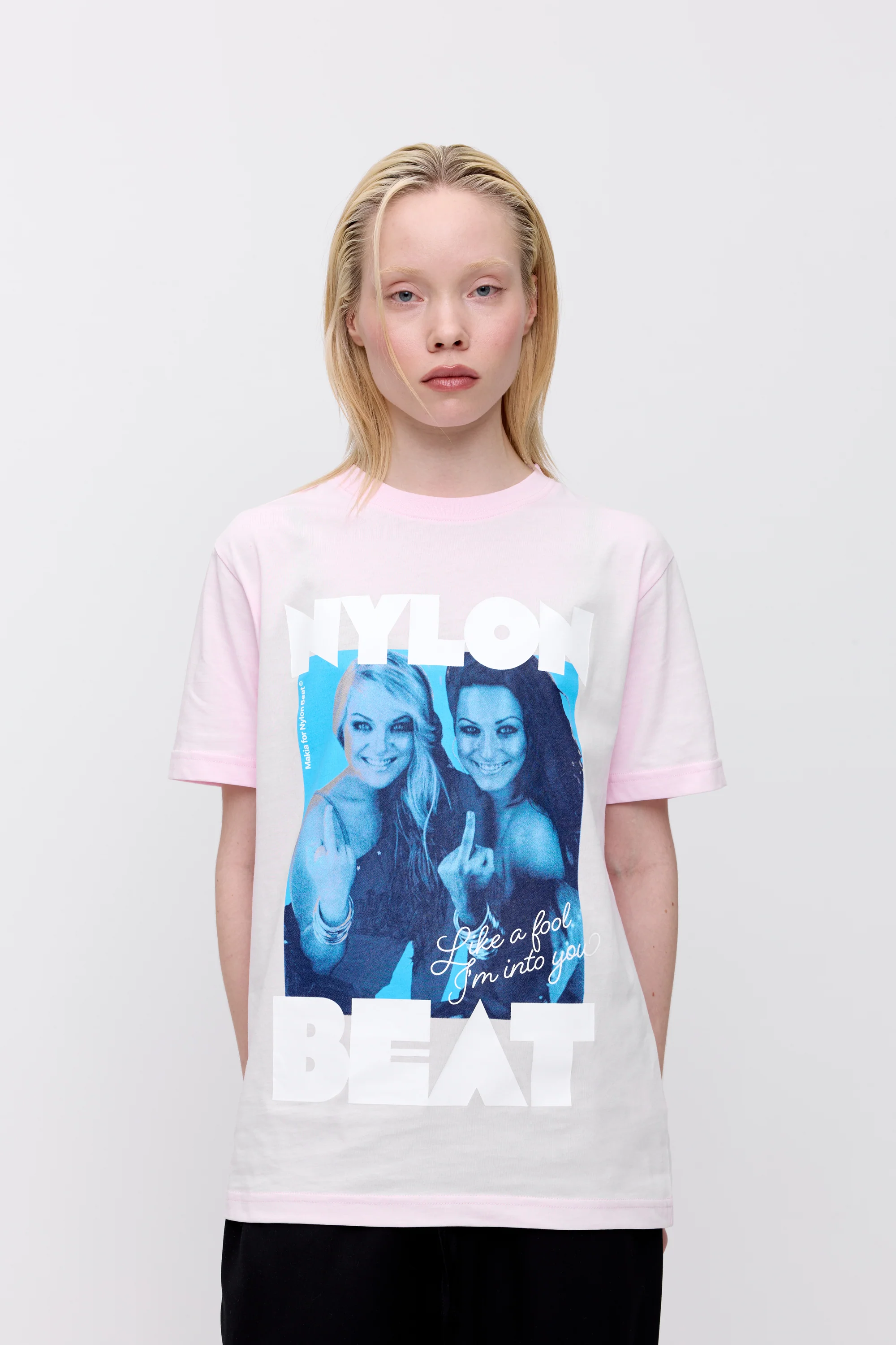 Makia x Nylon Beat Like A Fool t-shirt - pink