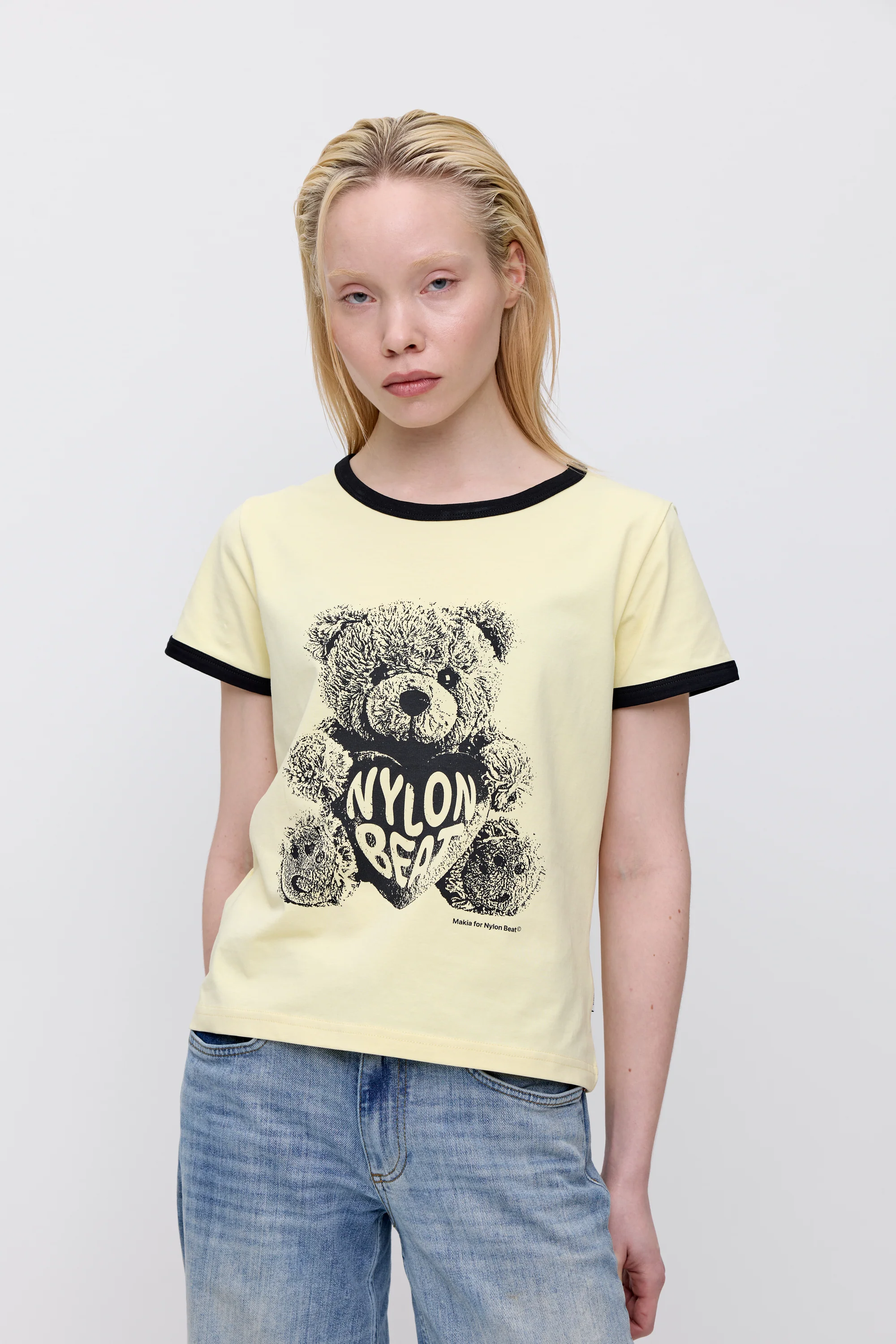 Makia x Nylon Beat Teddy t-shirt - yellow