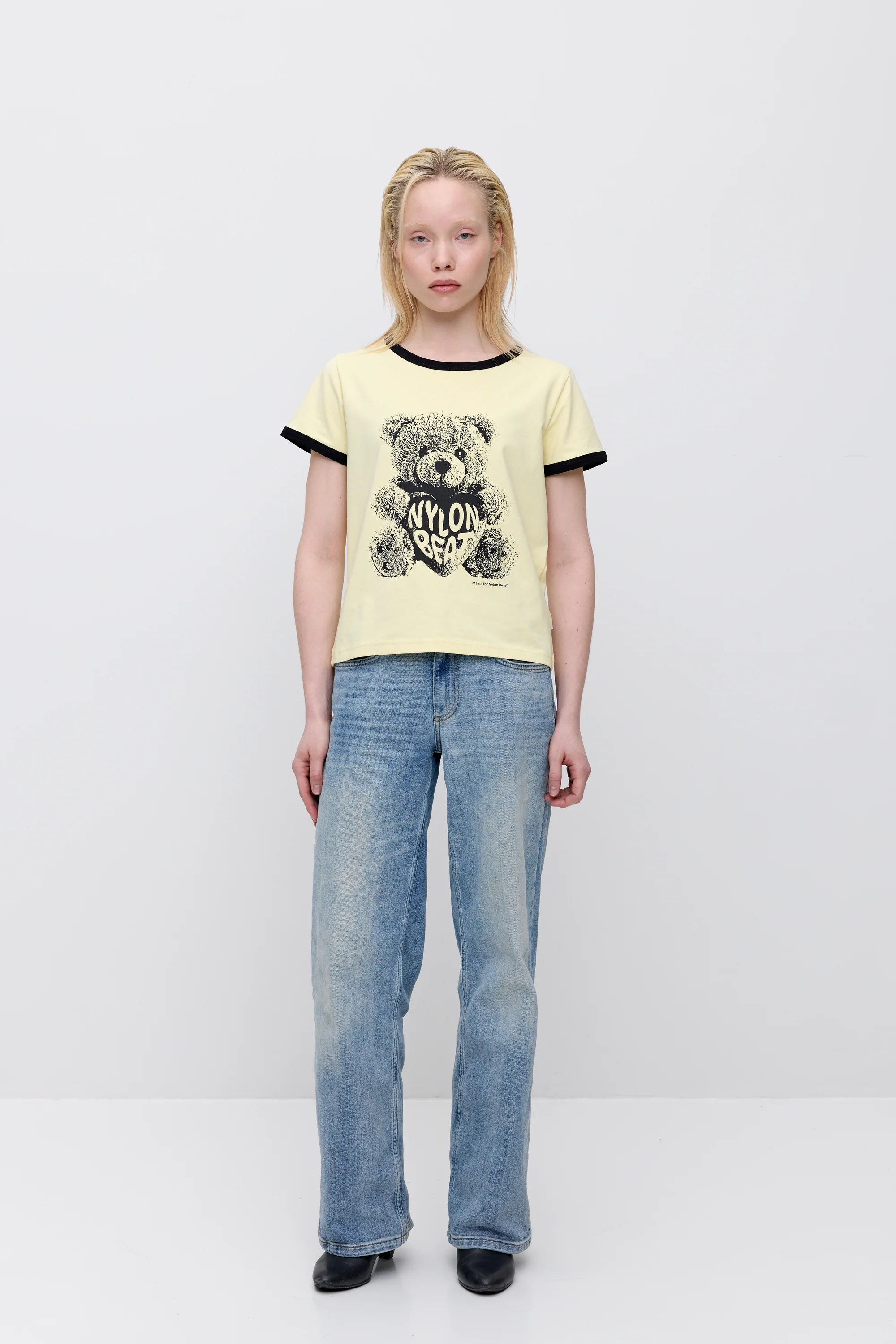 Makia x Nylon Beat Teddy t-shirt - yellow - Image 2