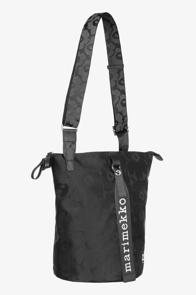 Marimekko All Day Bucket Unikko laukku - musta - Image 3