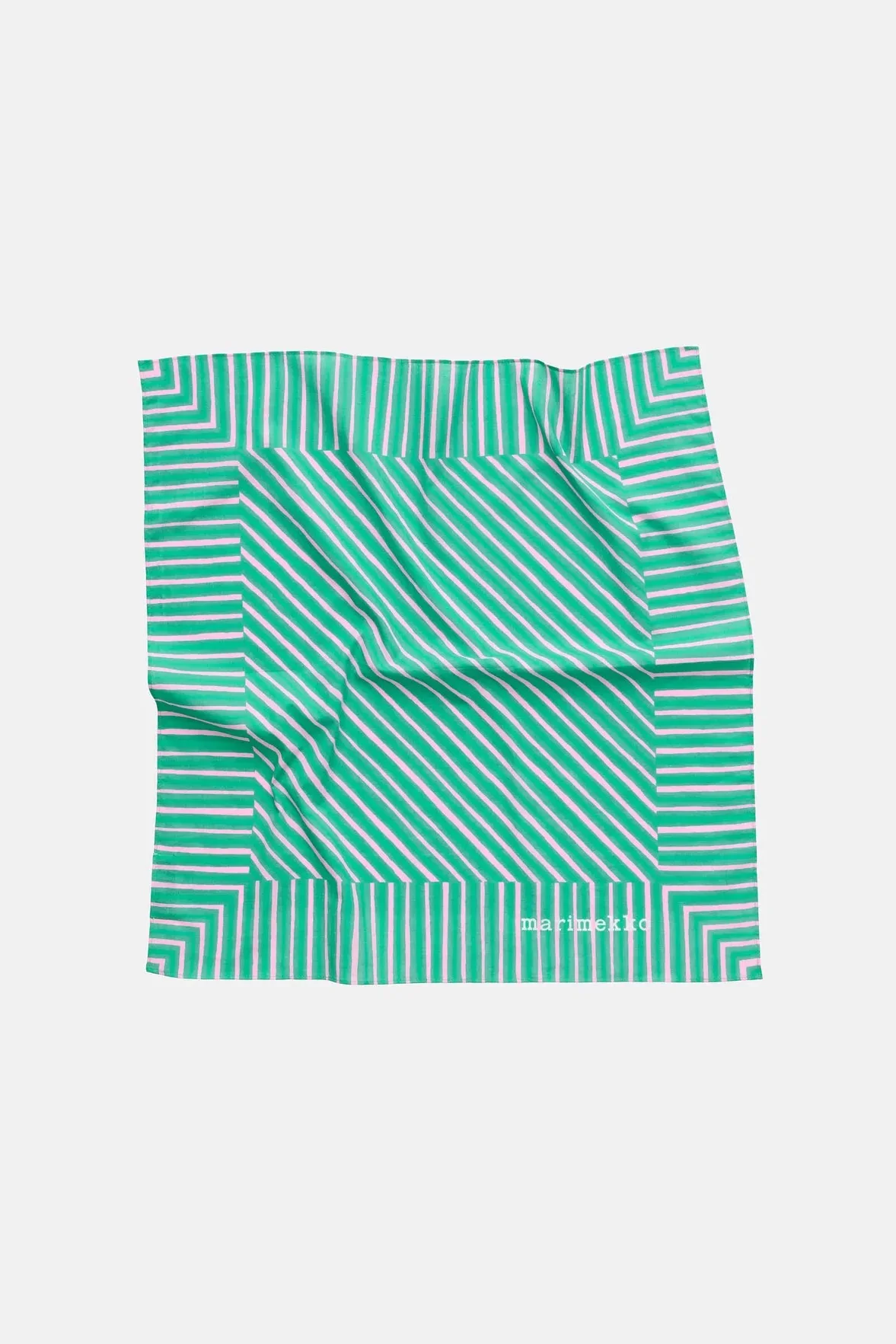 Marimekko Astrilli Piccolo Kioski Huivi - vihreä / vaaleanpunainen - Image 2