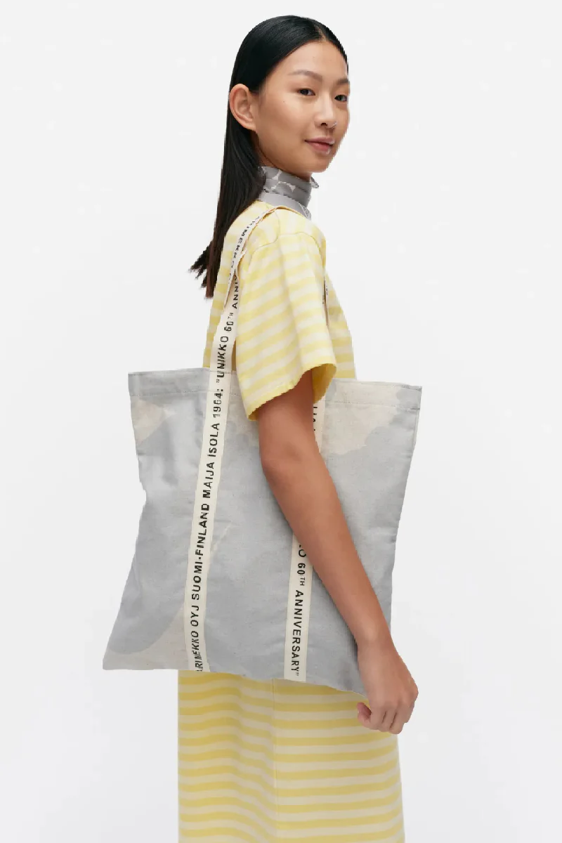 Marimekko Carrier Midi Unikko - vaaleanharmaa