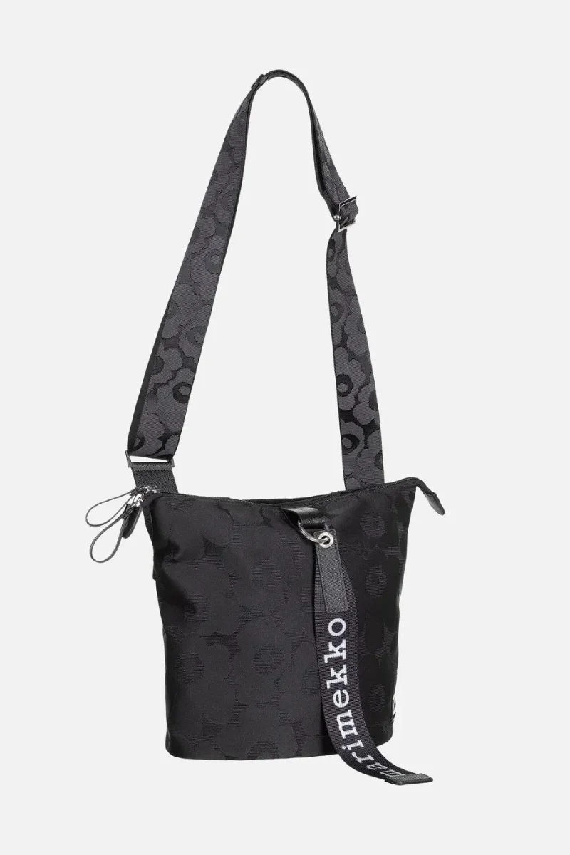 Marimekko Carry All Unikko laukku - musta - Image 4