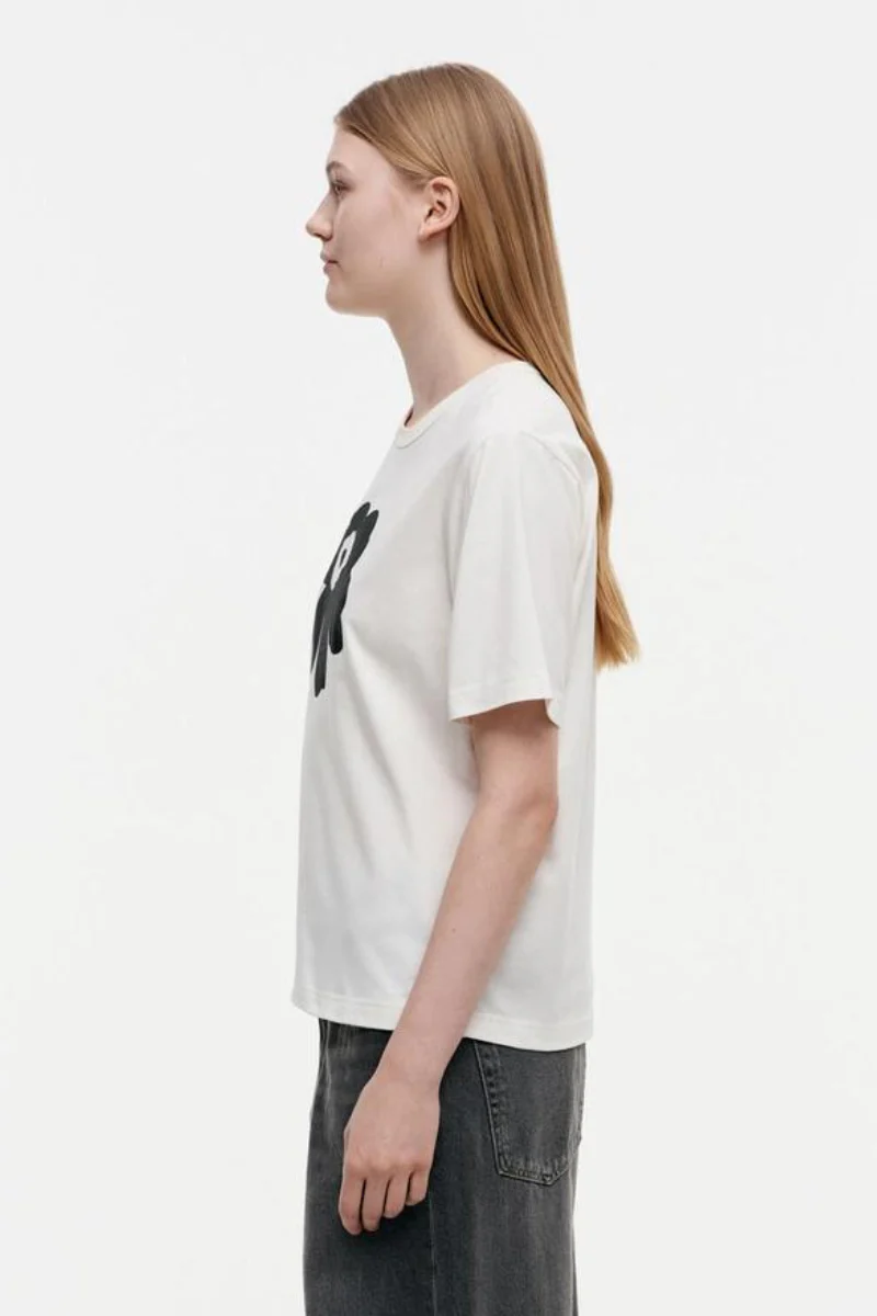Marimekko Erna Unikko Placement - valkoinen / musta - Image 3