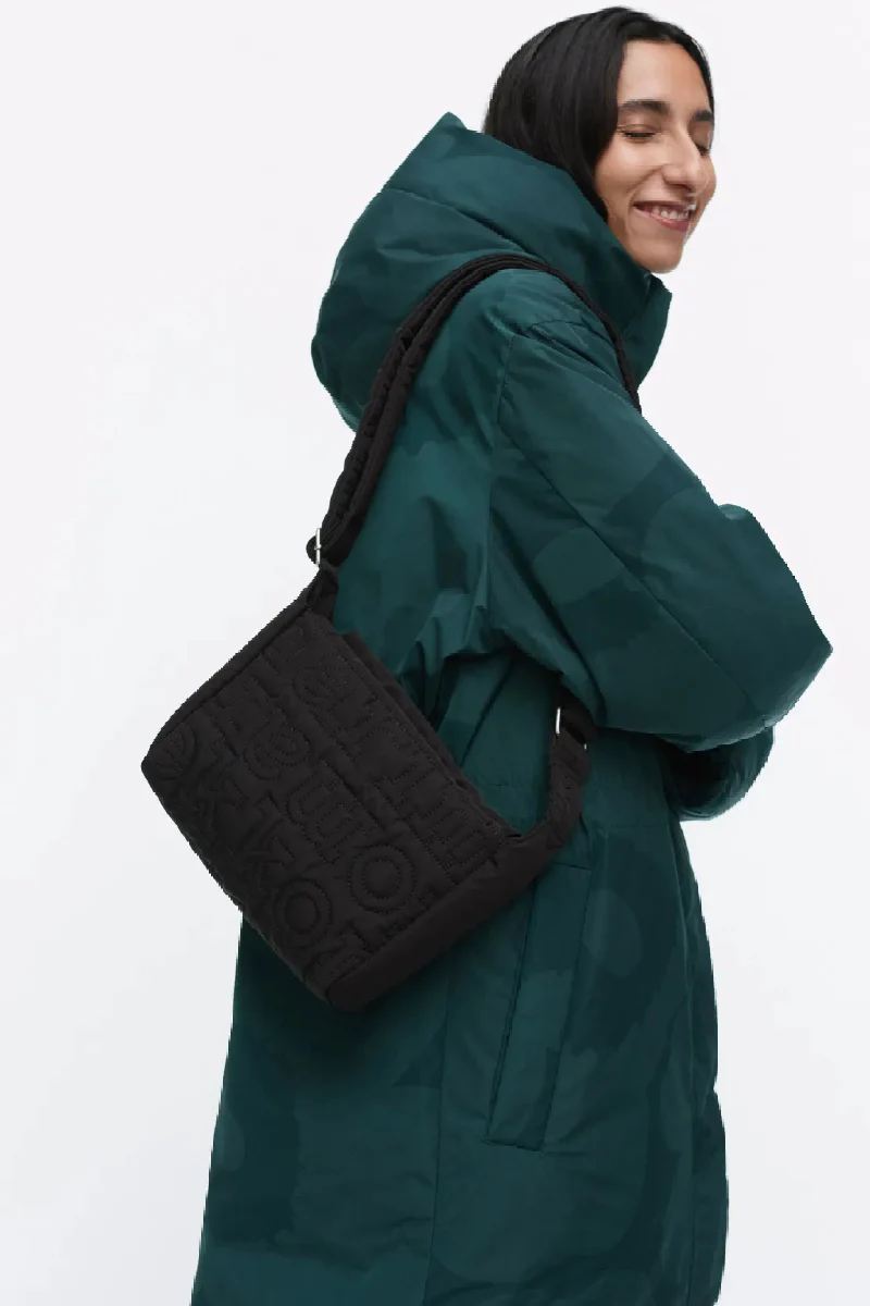 Marimekko Joy Crossbody S logo olkalaukku - musta