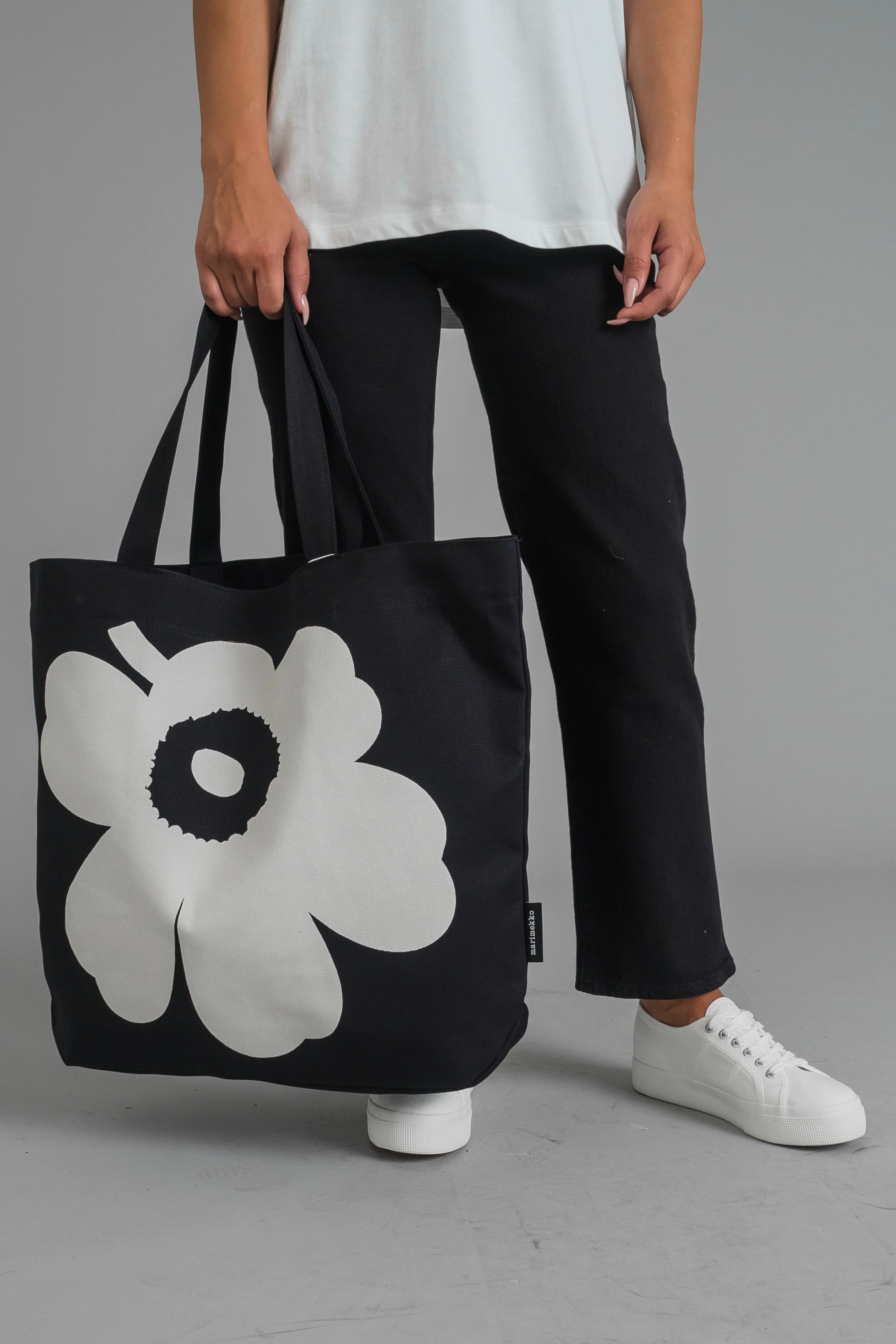 Marimekko Kioski Torna unikko heavy shopper bag - Image 5
