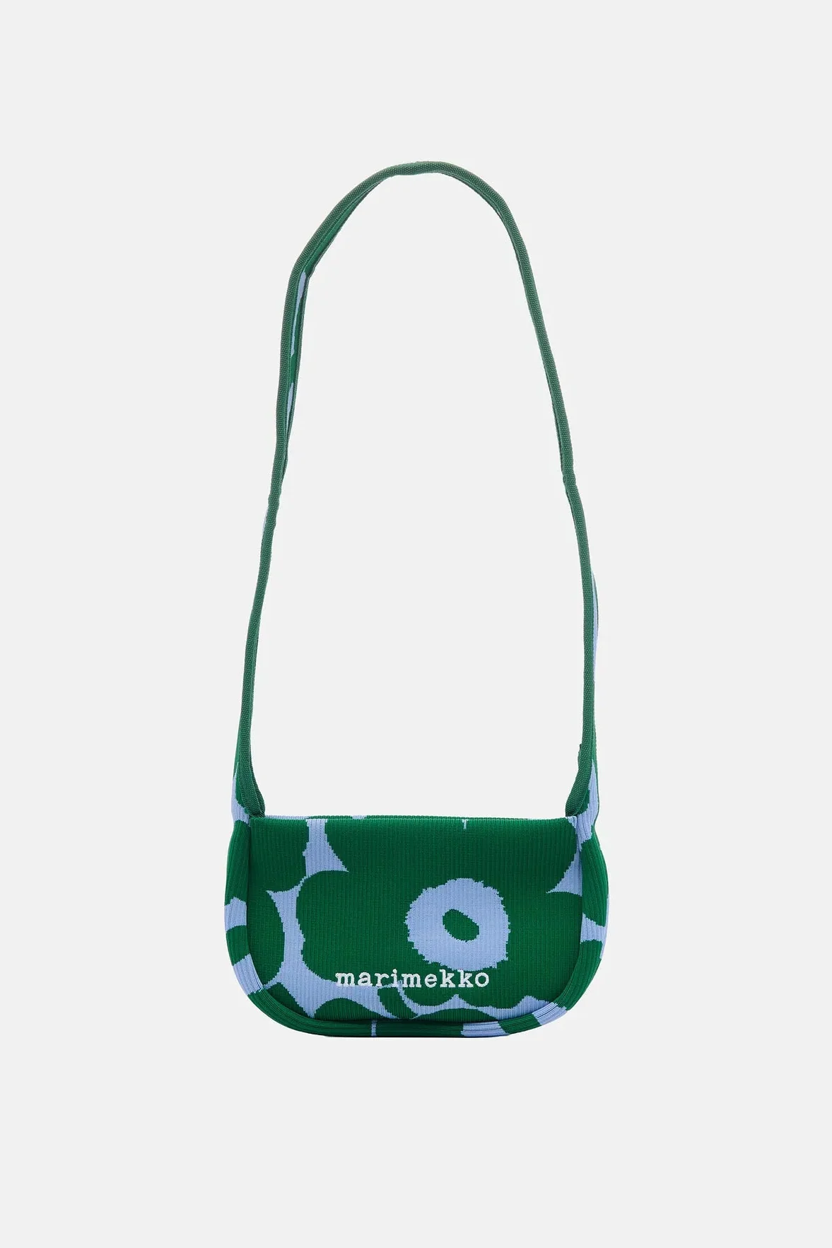 Marimekko Knitted Crossbody Unikko olkalaukku - sininen / vihreä - Image 2