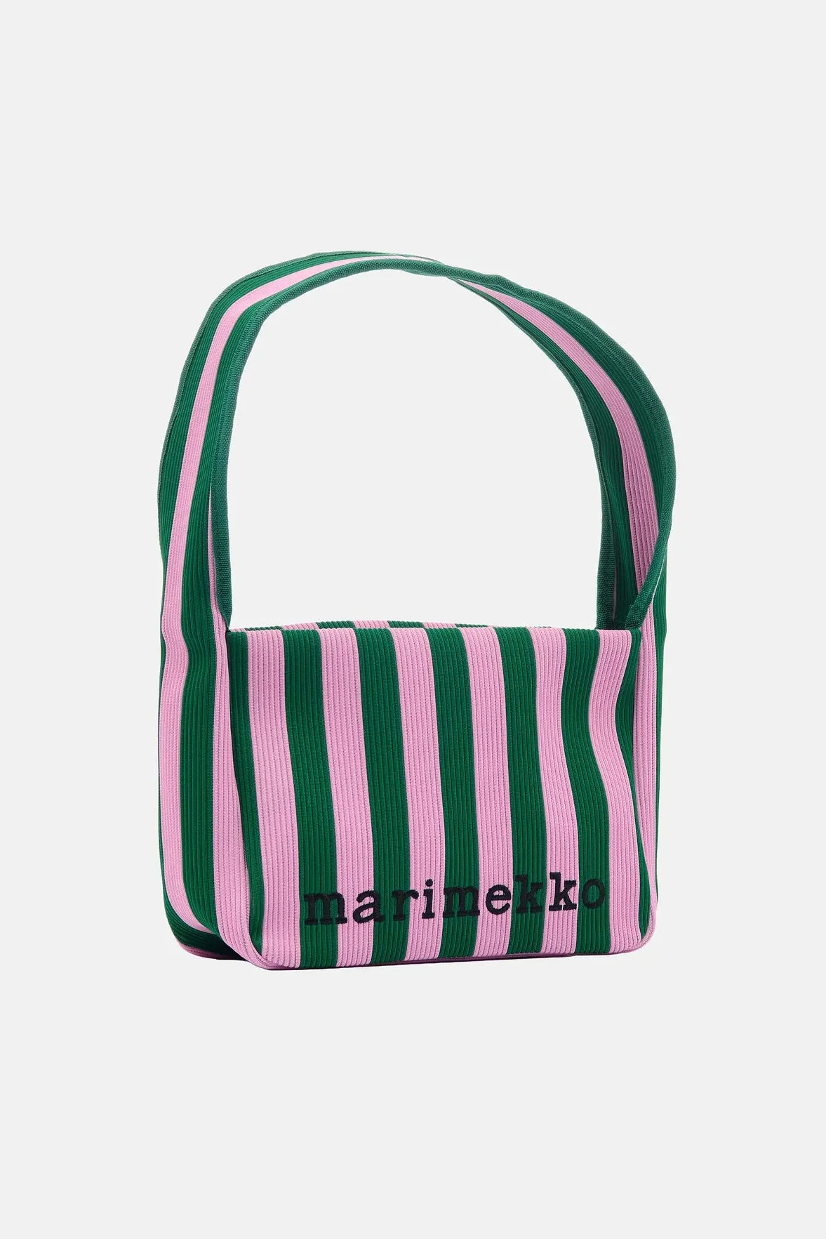 Marimekko Knitted Shoulderbag Merirosvo olkalaukku - vihreä / vaaleanpunainen - Image 4