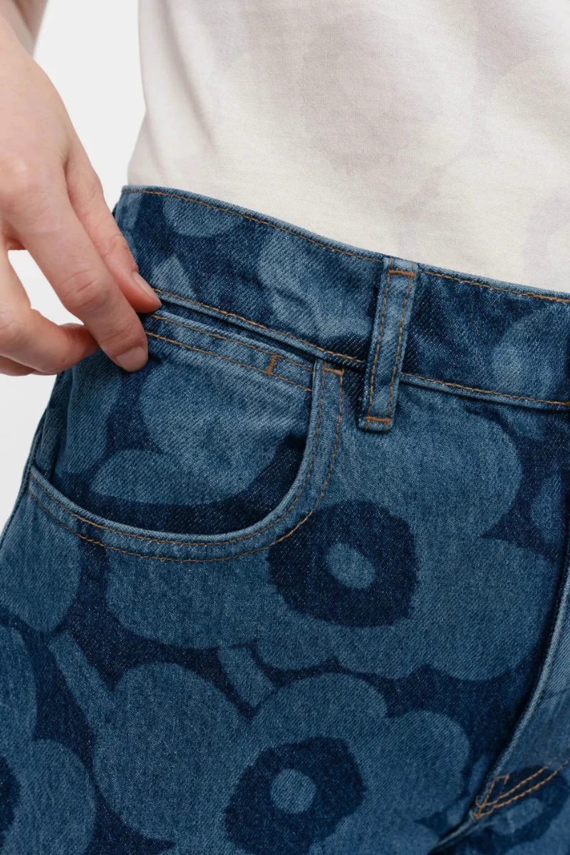 Marimekko Maridenim Barrel Unikko farkut - Image 4