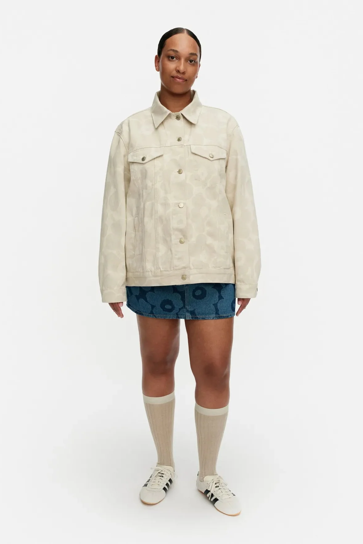 Marimekko Maridenim Murros Unikko Takki - natural - Image 3