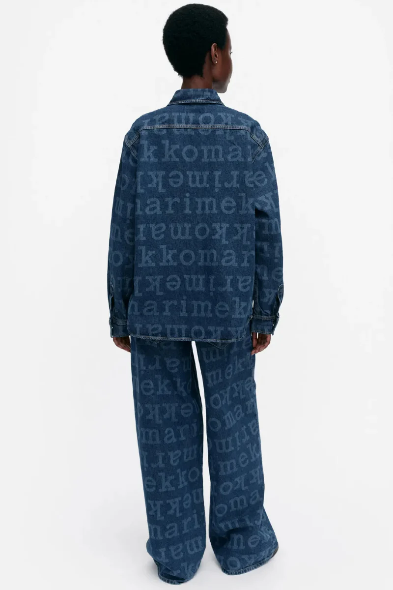 Marimekko Maridenim Vaihe Logo farkkupaita - mid indigo - Image 4