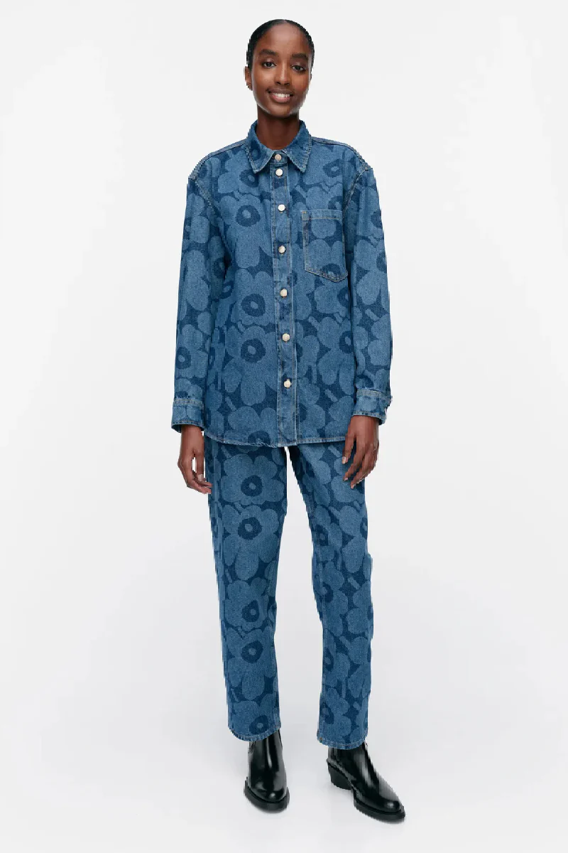 Marimekko Maridenim Vaihe Unikko farkkupaita - Image 4