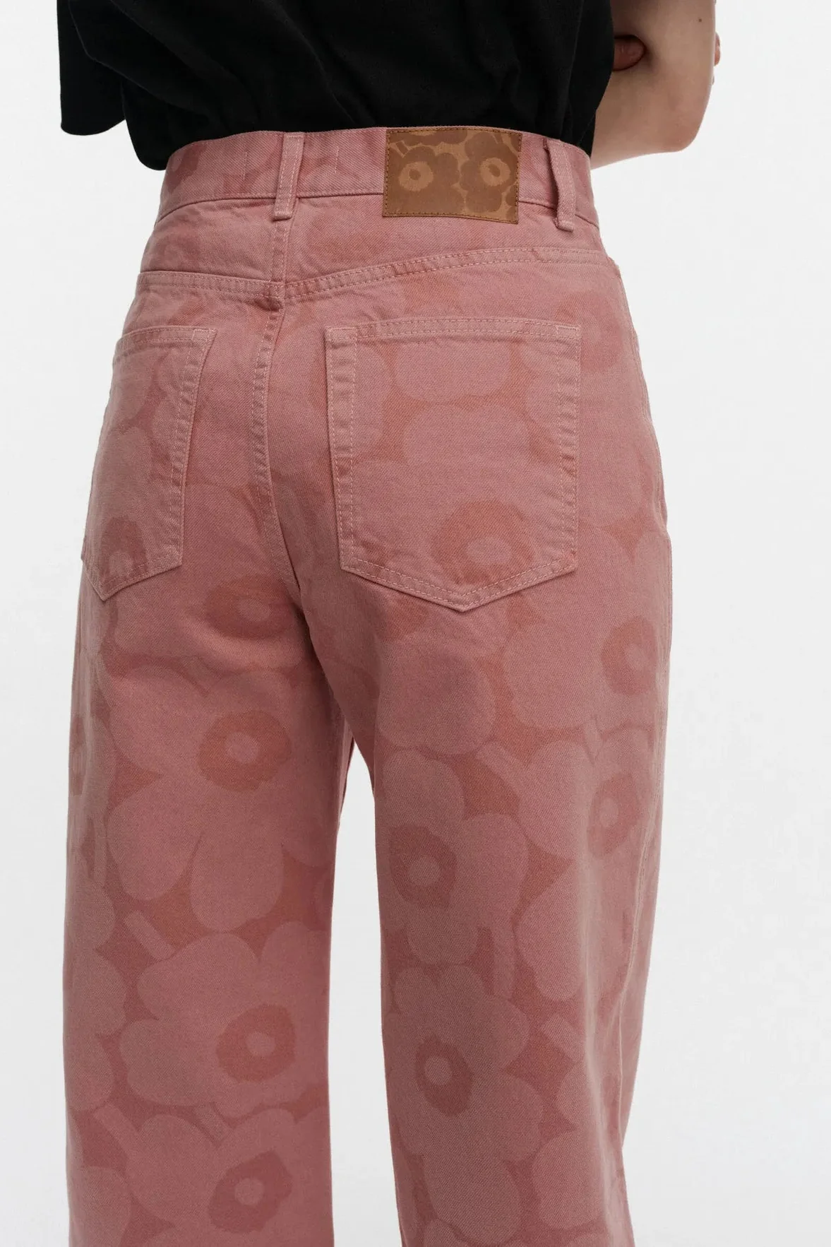 Marimekko Maridenim Wide Unikko farkut - vaaleanpunainen - Image 2
