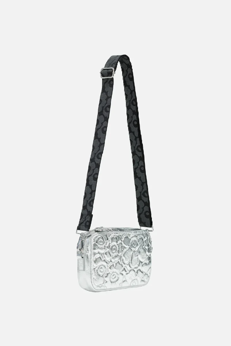Marimekko Soft Gratha Unikko olkalaukku - hopea - Image 3