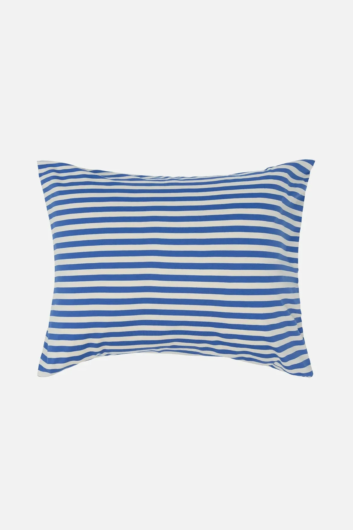 Marimekko Tasaraita trikootyynyliina 50x60 cm - luonnonvalkoinen / sininen