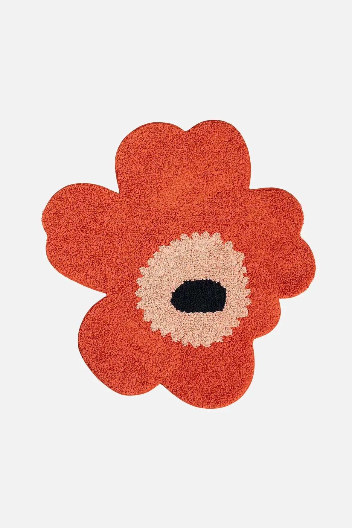 Marimekko Unikko kylpyhuoneen matto 73 x 74 cm - oranssi