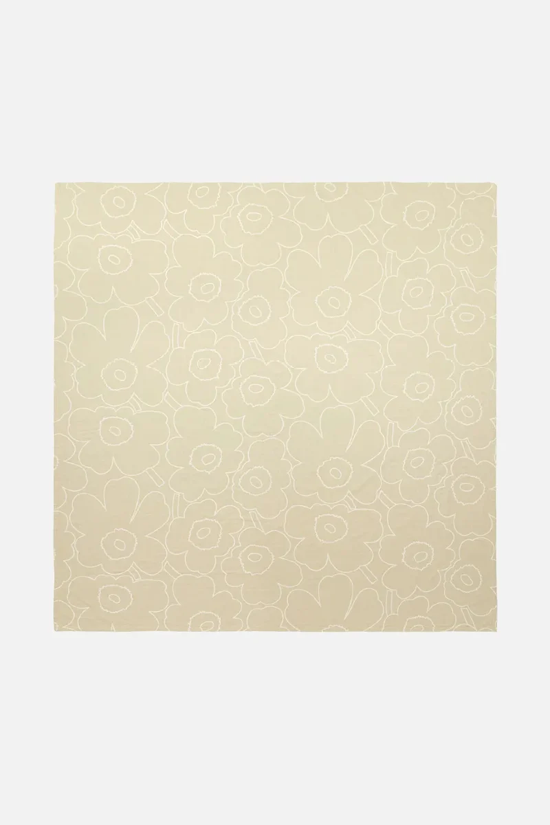 Marimekko Piirto Unikko päiväpeite 260x260cm - beige - Image 4