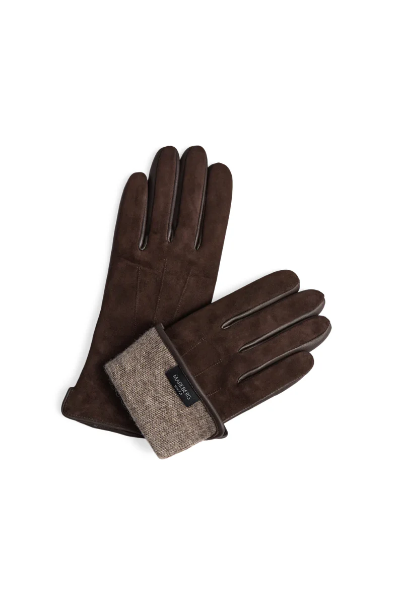 Markberg CariannaMBG Glove suede - dark brown - Image 2