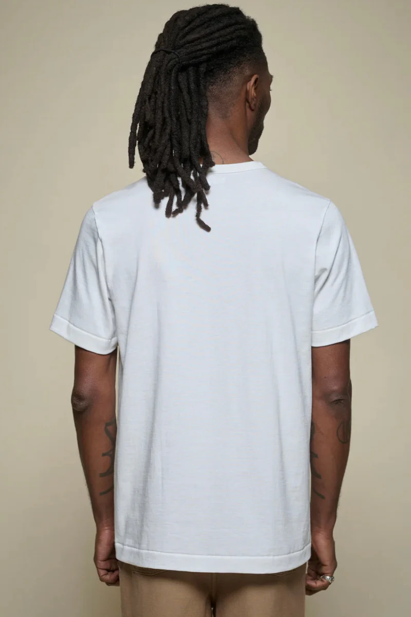 Merz b. Schwanen 214 Loopwheeled t-shirt - white - Image 2