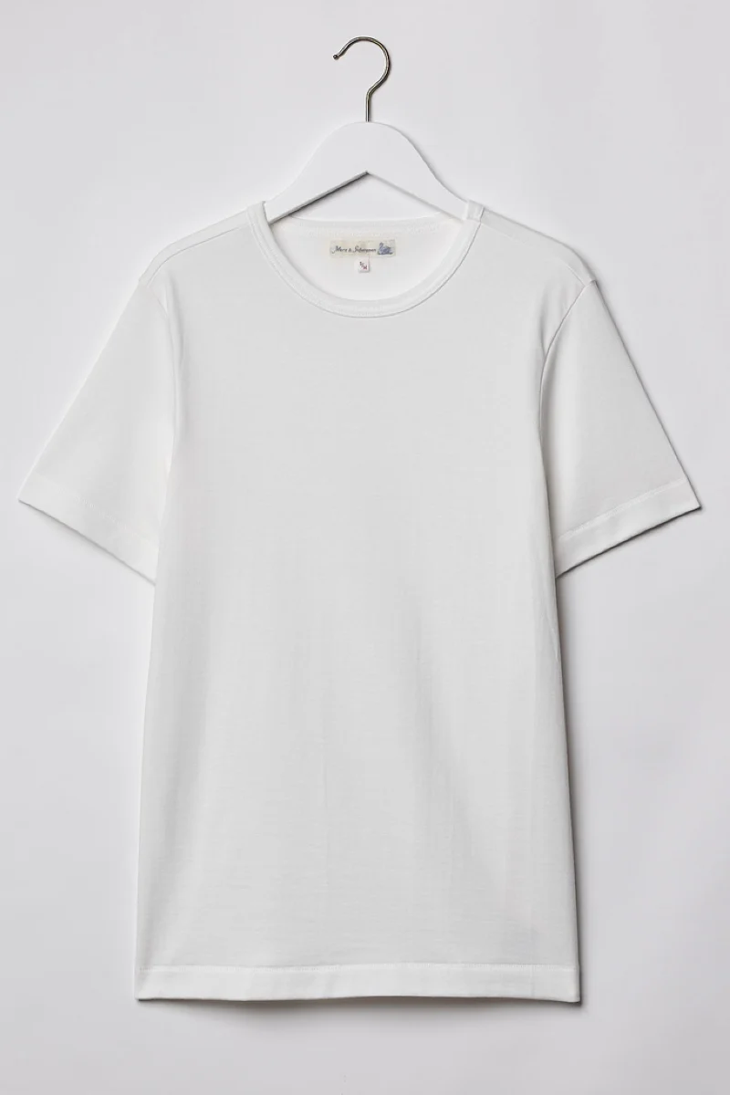 Merz b. Schwanen 2M15 Sturdy Jersey T-shirt - white - Image 4