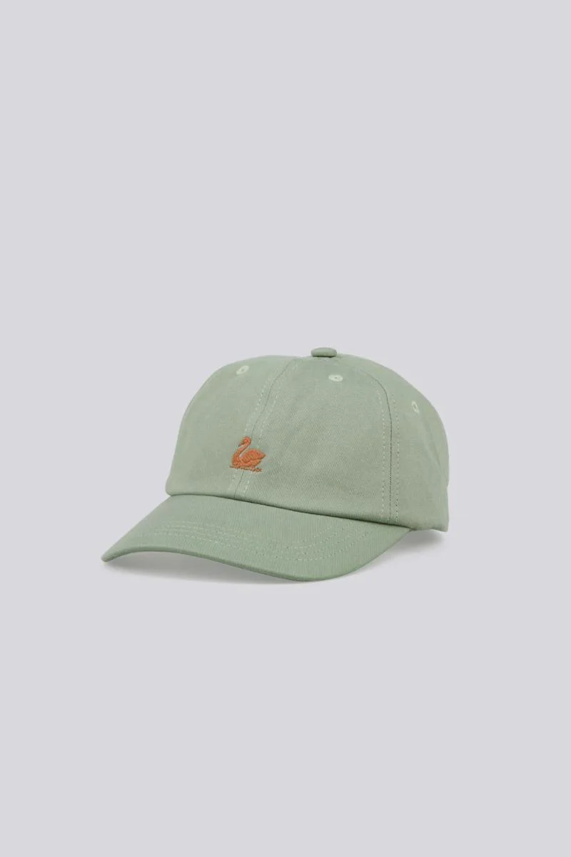 Merz b. Schwanen Swan logo cap - light army / khaki