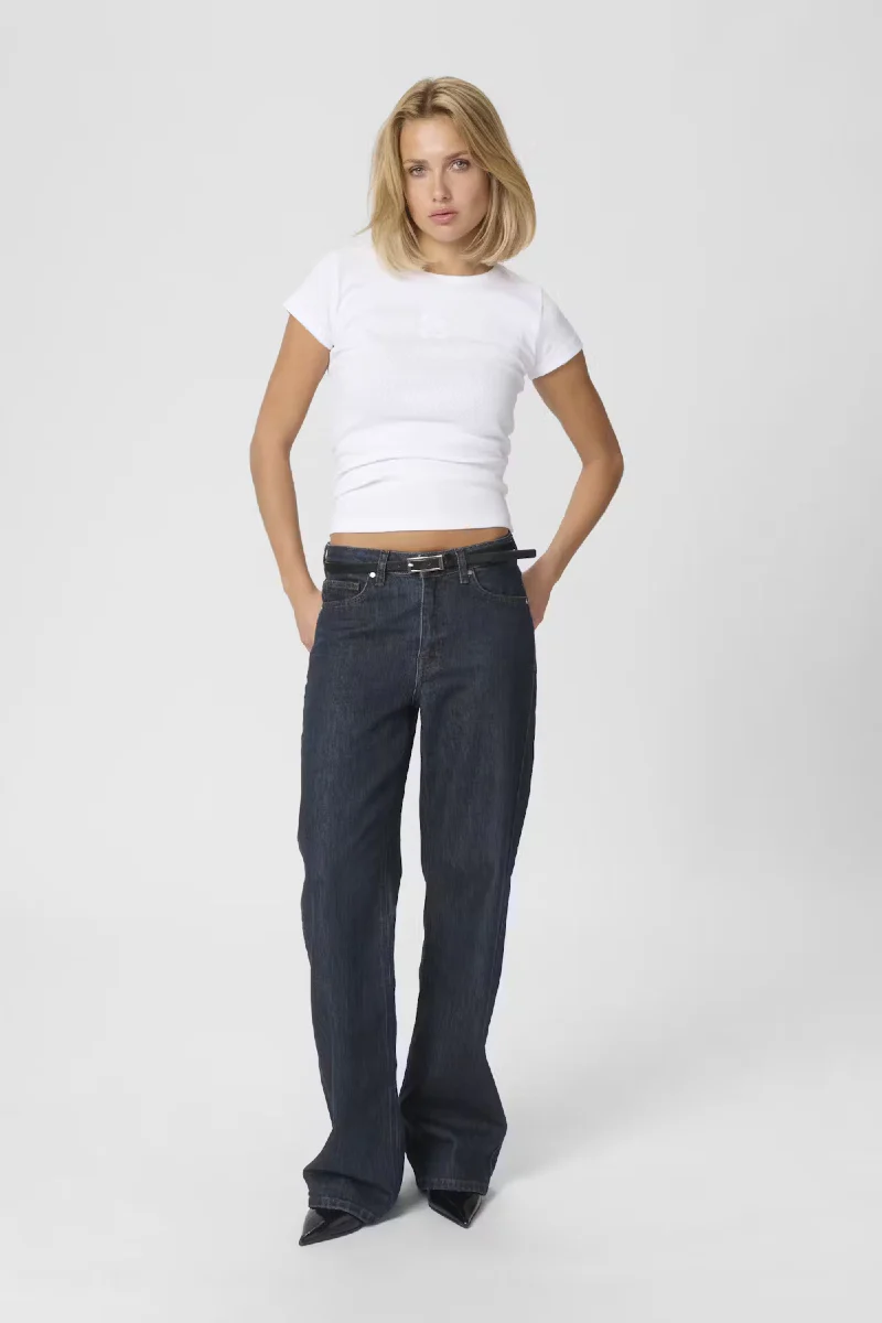My Essential Wardrobe 35 The Louis 139 High Wide - dark blue un-wash - Image 3
