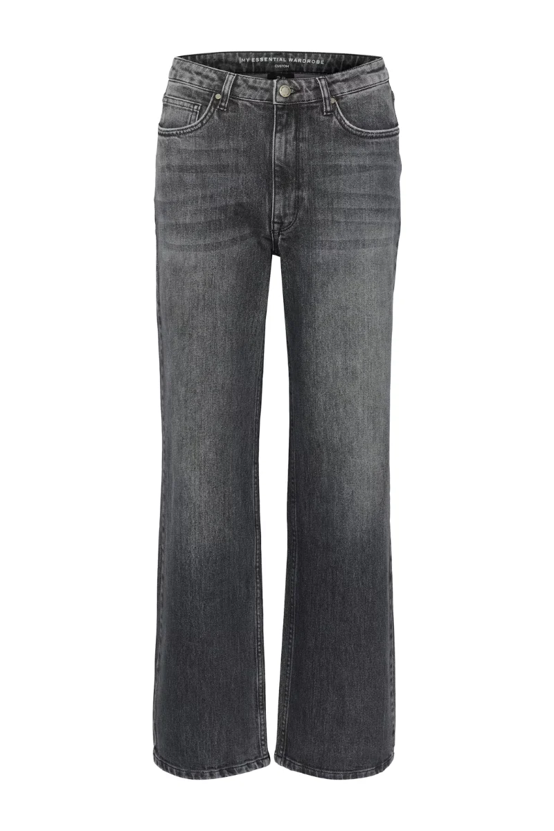 My Essential Wardrobe 35 The Louis 139 High Wide - dark grey retro wash - Image 5