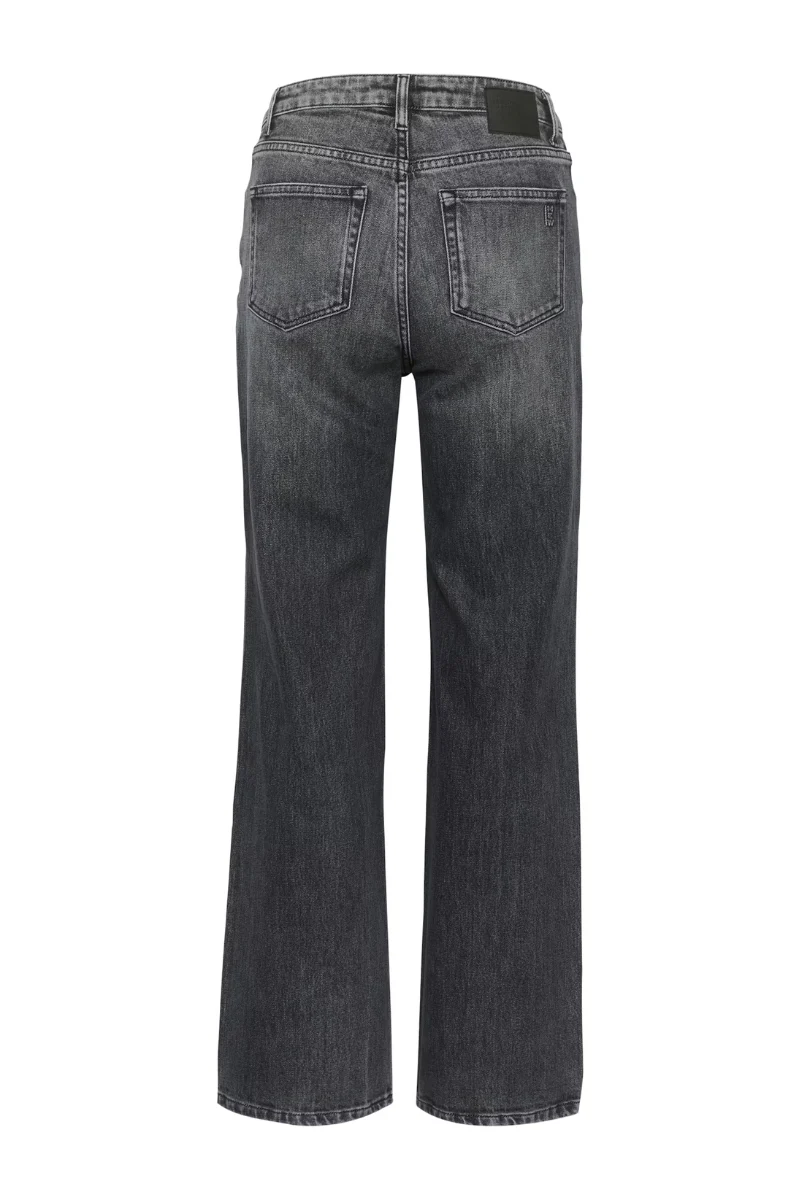 My Essential Wardrobe 35 The Louis 139 High Wide - dark grey retro wash - Image 6