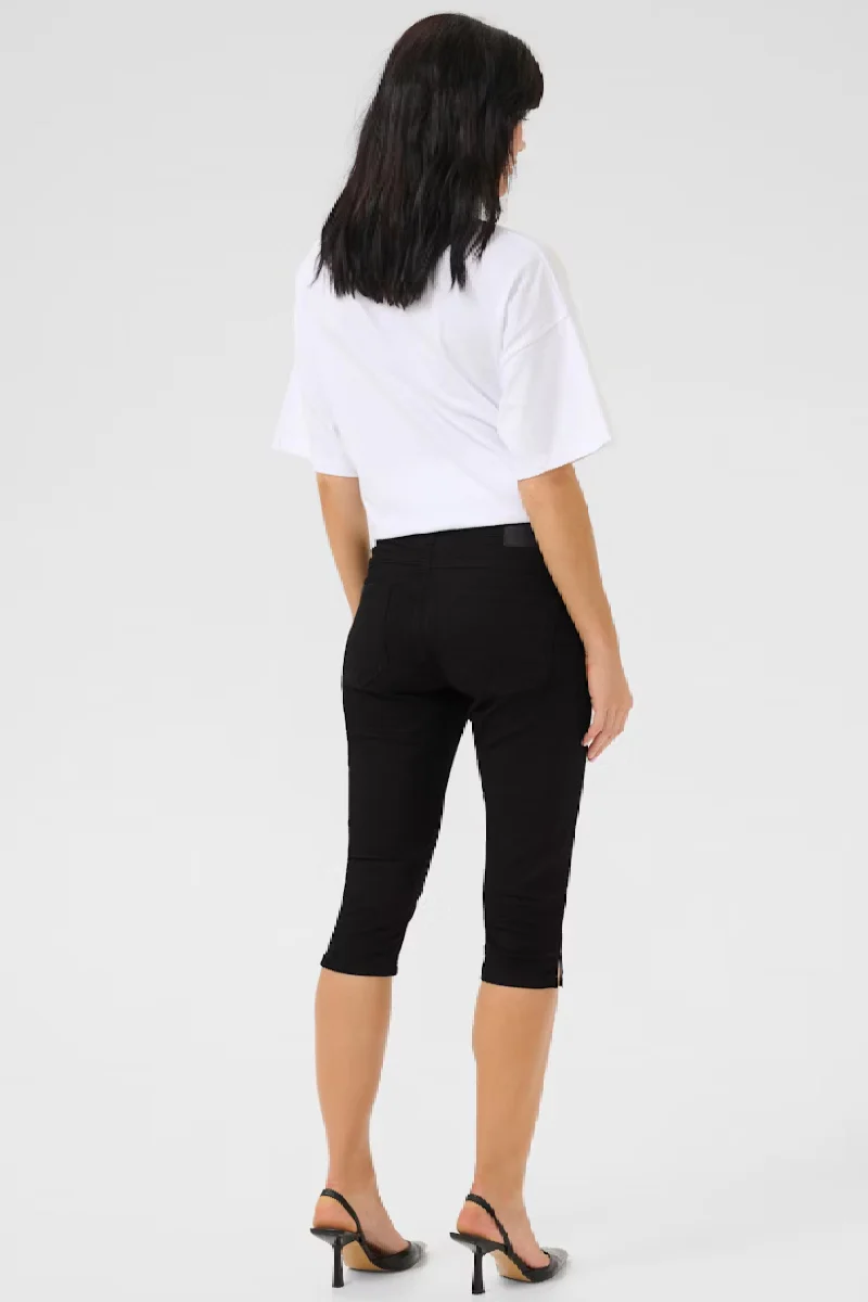 My Essential Wardrobe CerolMW 103 Capri - black un-wash - Image 4