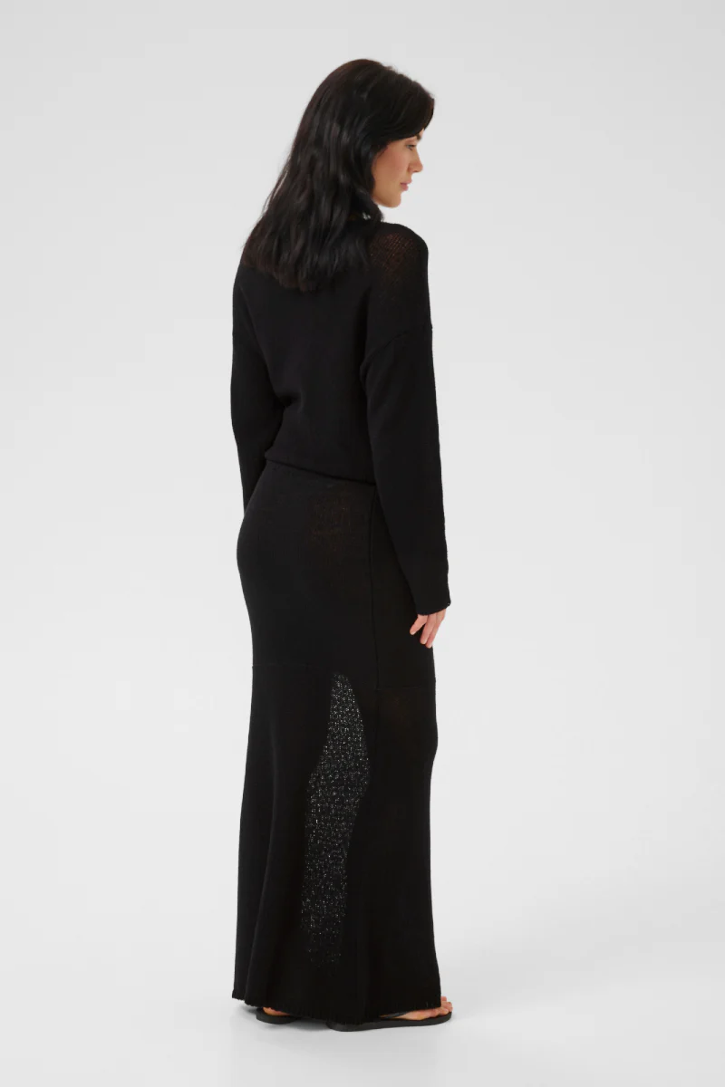 My Essential Wardrobe DivaMW knit skirt - black - Image 3