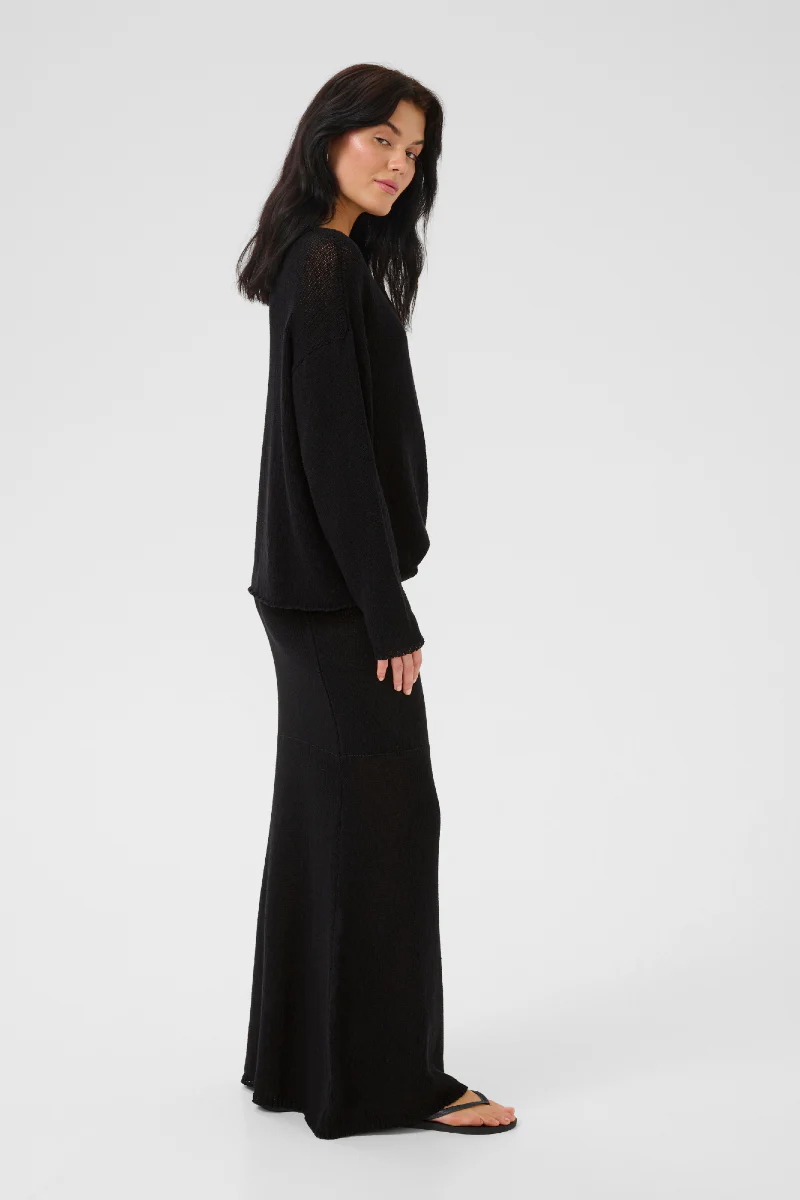 My Essential Wardrobe DivaMW knit skirt - black - Image 4