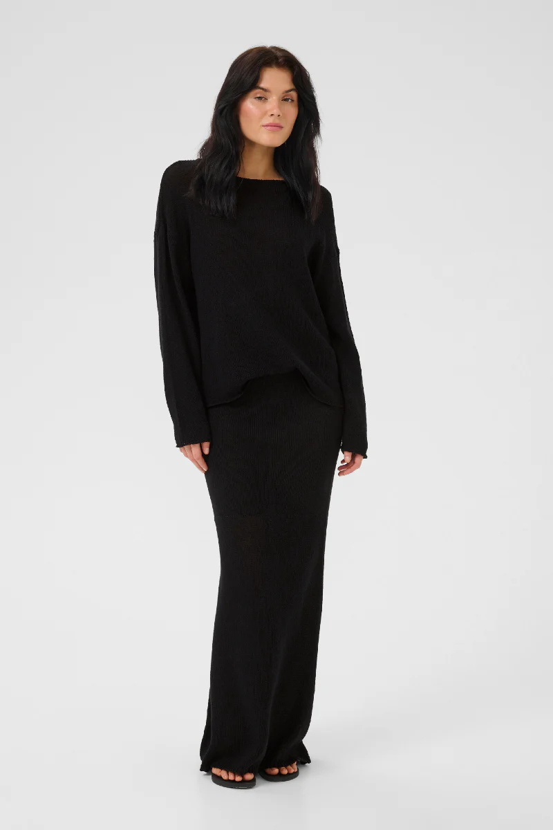 My Essential Wardrobe DivaMW knit skirt - black - Image 5