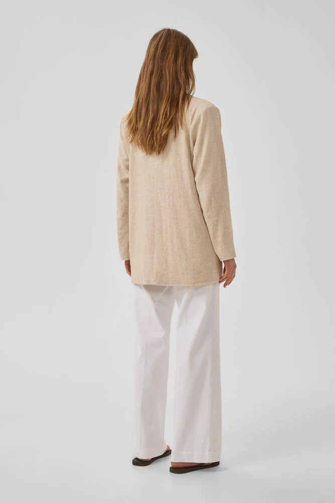 My Essential Wardrobe LavitaMW Blazer - oatmeal melange - Image 4