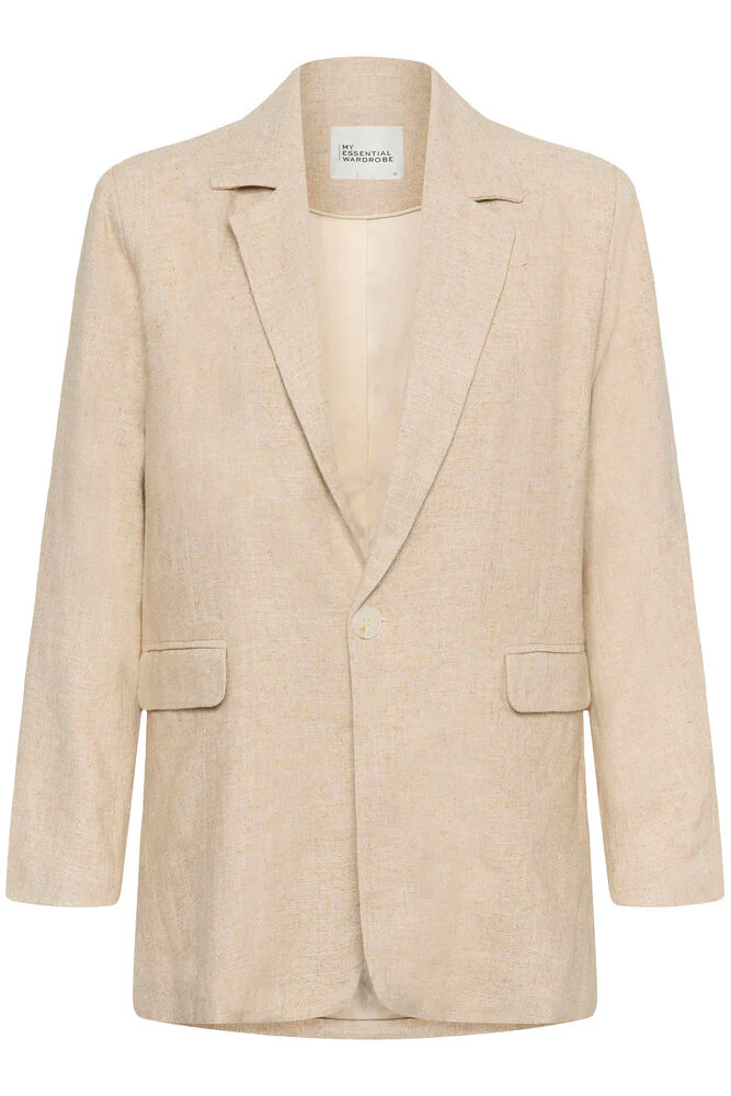 My Essential Wardrobe LavitaMW Blazer - oatmeal melange - Image 5