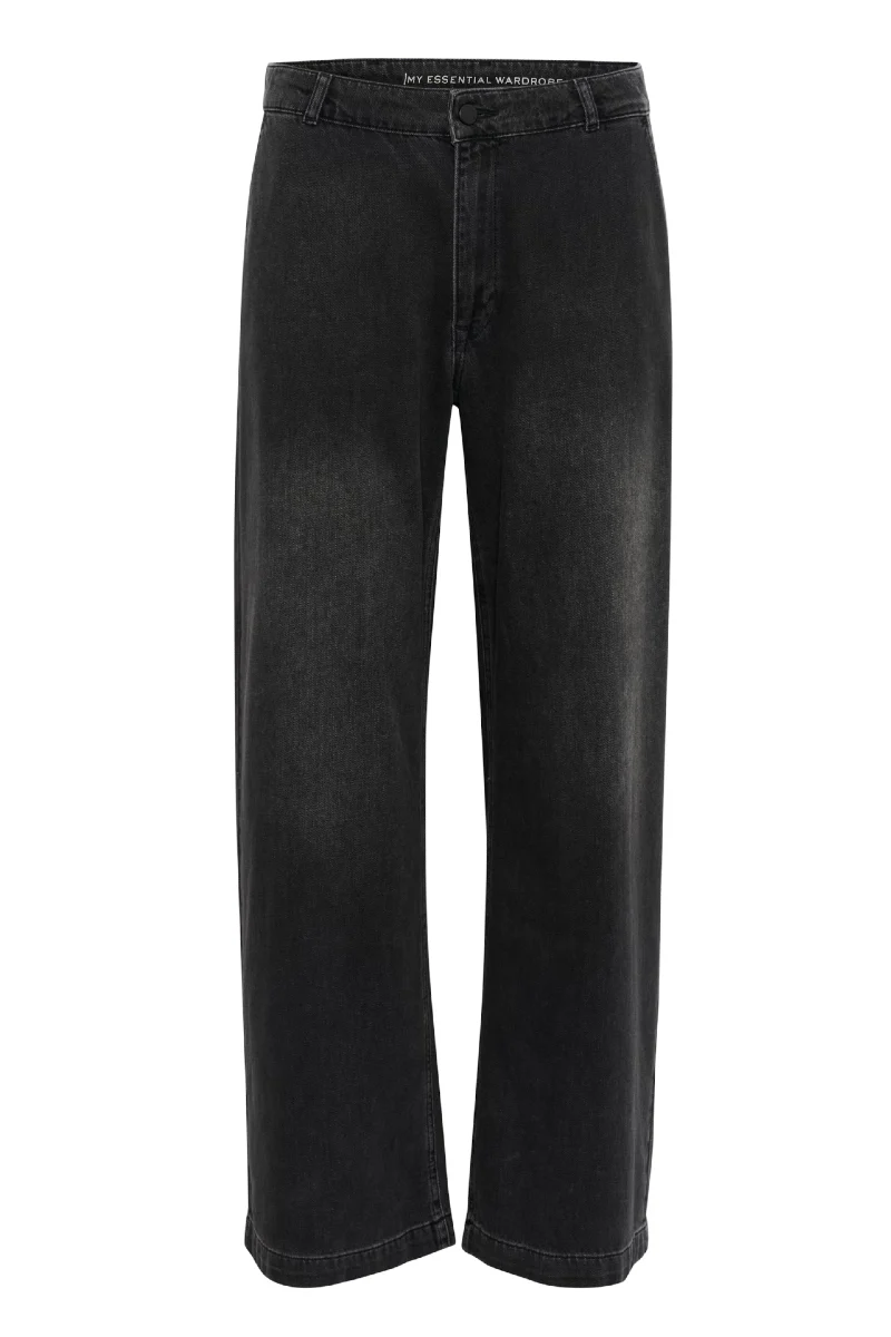 My Essential Wardrobe MaloMW 143 Wide Y Pant - Dark grey wash - Image 5