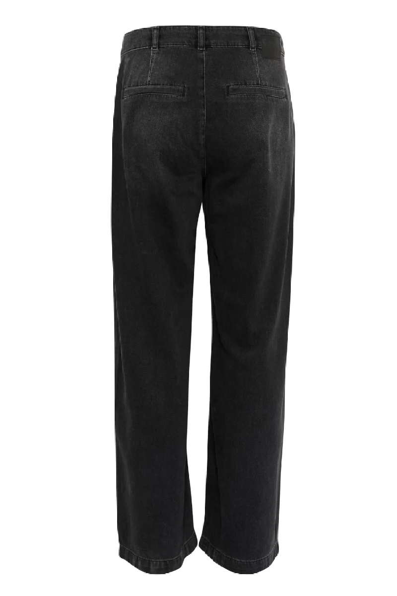 My Essential Wardrobe MaloMW 143 Wide Y Pant - Dark grey wash - Image 6