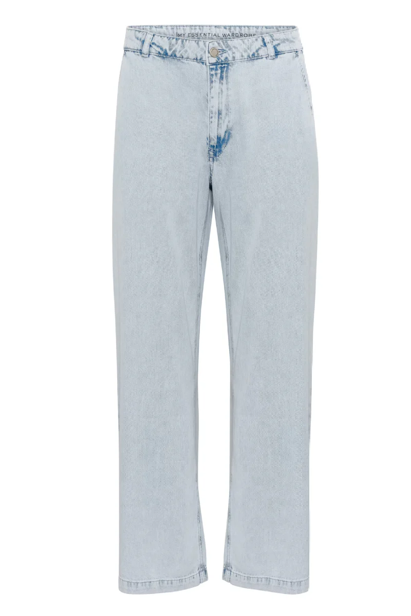 My Essential Wardrobe MaloMW 143 Wide Y Pant -  Light blue wash - Image 5