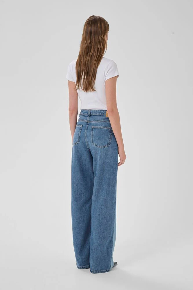 My Essential Wardrobe MWLouis 139 High Mix Wide jeans - light blue / blue wash - Image 5