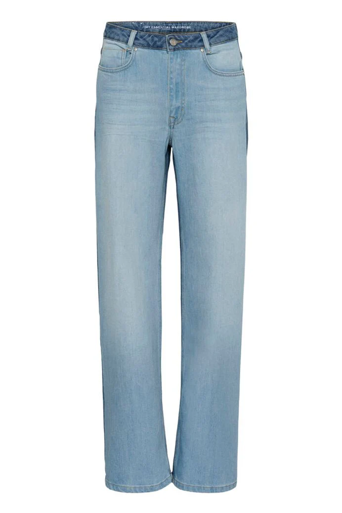 My Essential Wardrobe MWLouis 139 High Mix Wide jeans - light blue / blue wash - Image 6