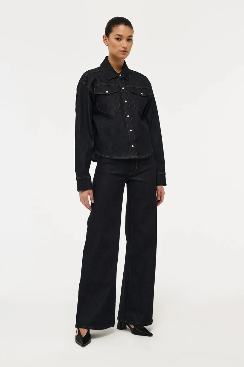 NEUW Resonate Shacket - raw indigo - Image 4